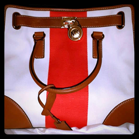 New Authentic Michael Kors Mandarin Hamilton Bag