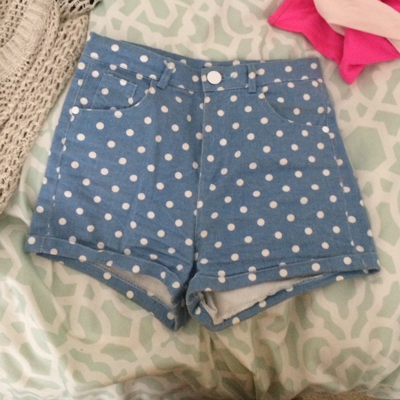 High waisted shorts