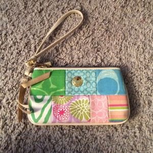 Authentic Coach Wristlet