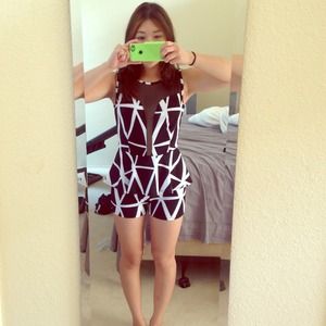 Black and white romper. New with tags.