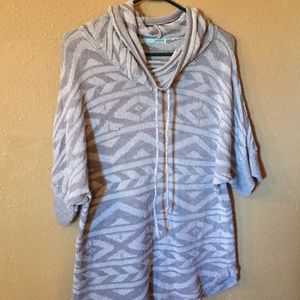 Cowl neck shirt