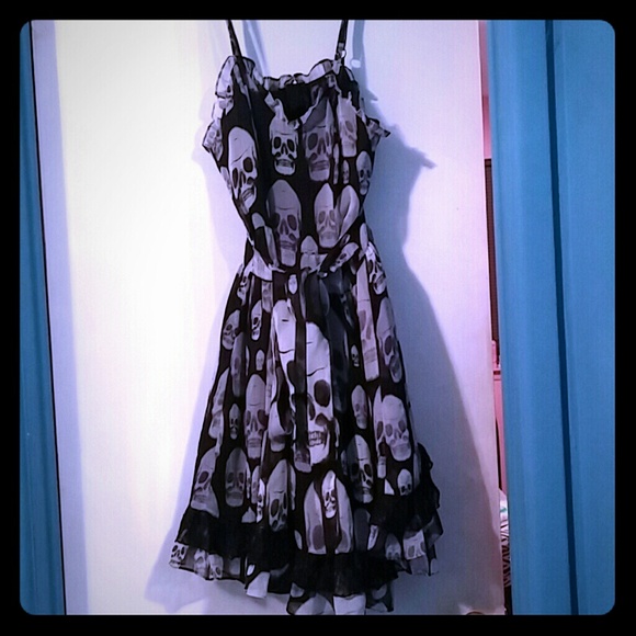 Hot topic skull dress