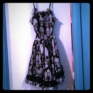 Hot topic skull dress