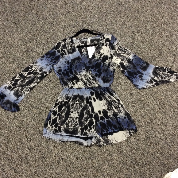 Blue romper