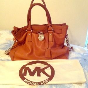 Authentic Michael Kors Large  Hamilton Satchel