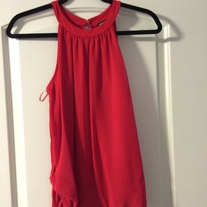 Red Express Sleeveless shirt