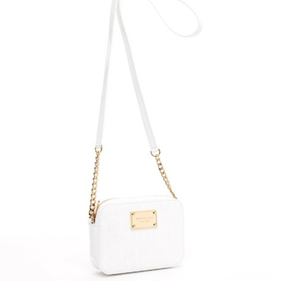 Michael Kors White Jet Set Crossbody