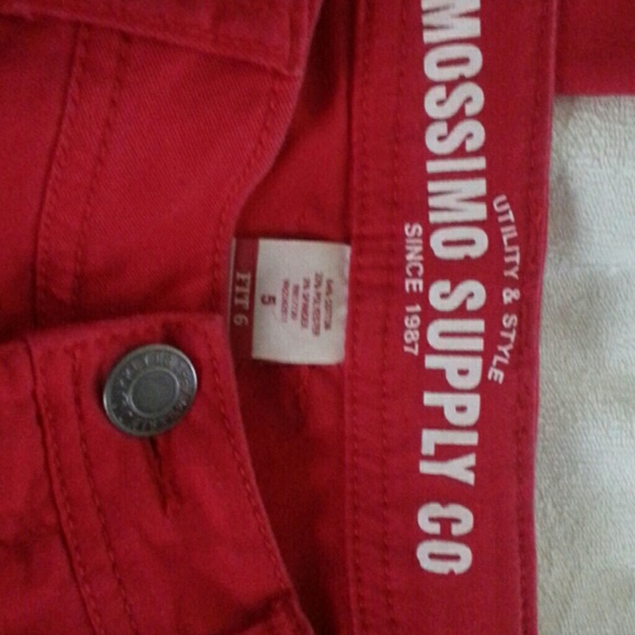 Mossimo Red Skinny Denim - Picture 2 of 3