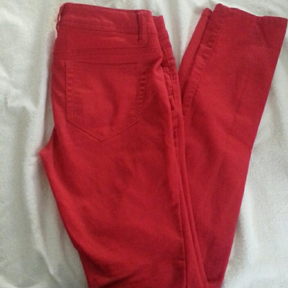 Mossimo Red Skinny Denim - Picture 3 of 3