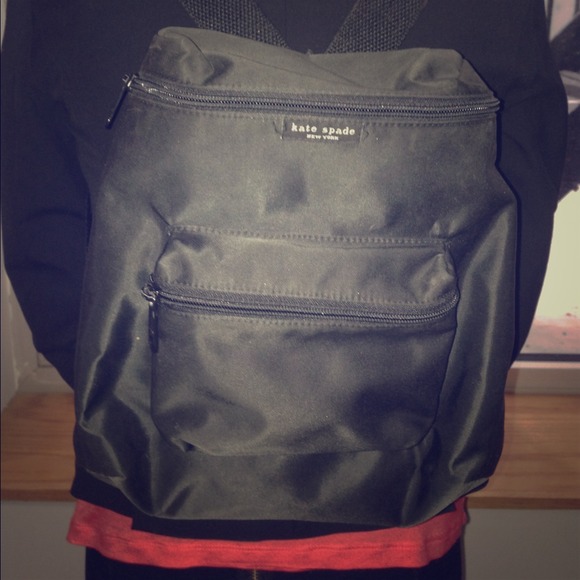 Black Kate spade backpack. 100% authentic