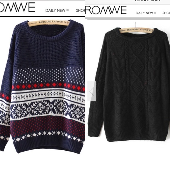 ROMWE Sweaters - ROMWE NEW SWEATERS BUNDLE