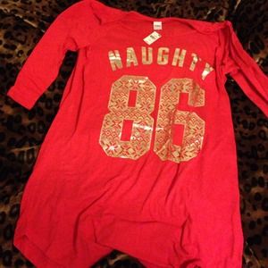 vs pink sleep shirt NWT