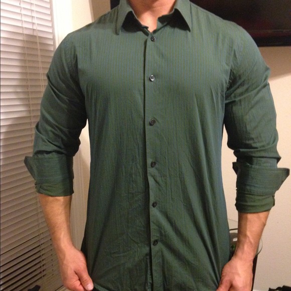 Men's express button up dress shirt