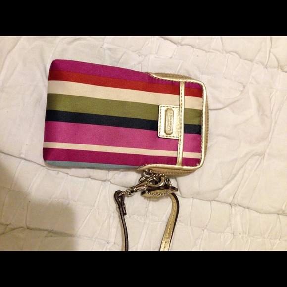 Coach iPhone wristlet / wallet