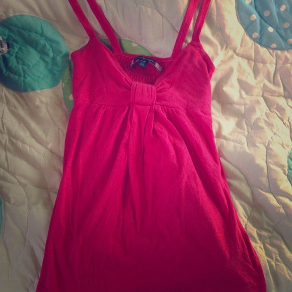 Hot pink American Eagle baby doll top