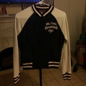 Varsity style sweater