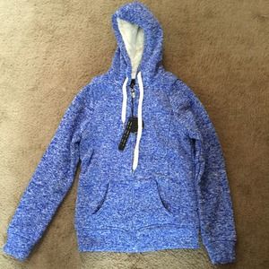 Brand new blue insulated sweatshirt!