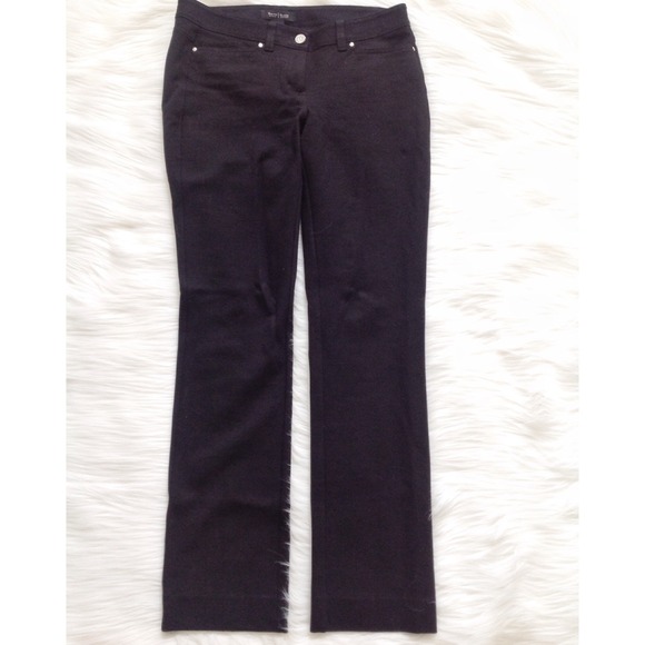 Straight leg ponte pants - Picture 2 of 3