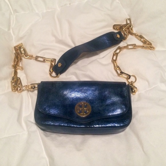 Tory Burch Handbags - Tory Burch Metallic Mini Cross body bag