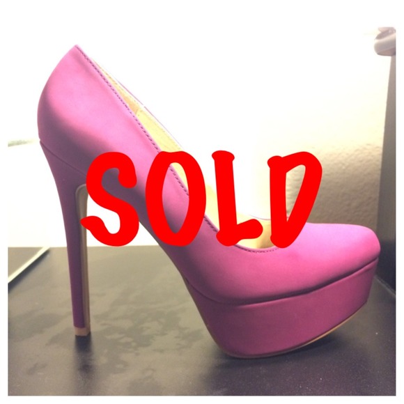 Plum colored heels