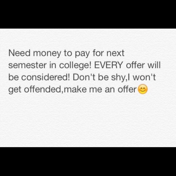 Please help. Need money for college.