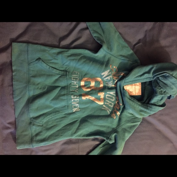 turquoise Aeropostale hoodie