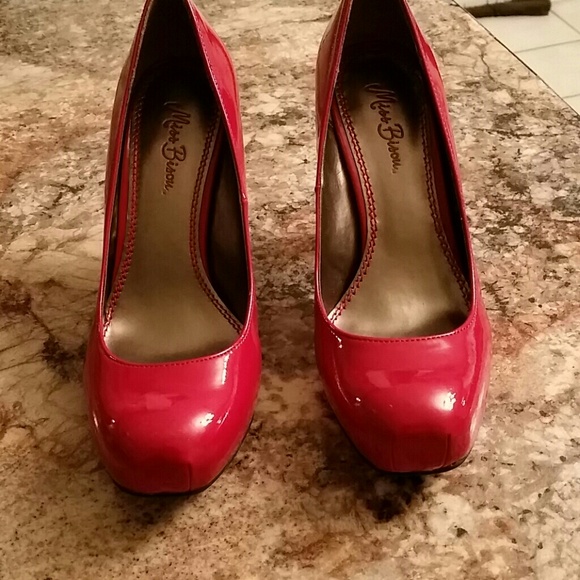 Ruby Red pumps
