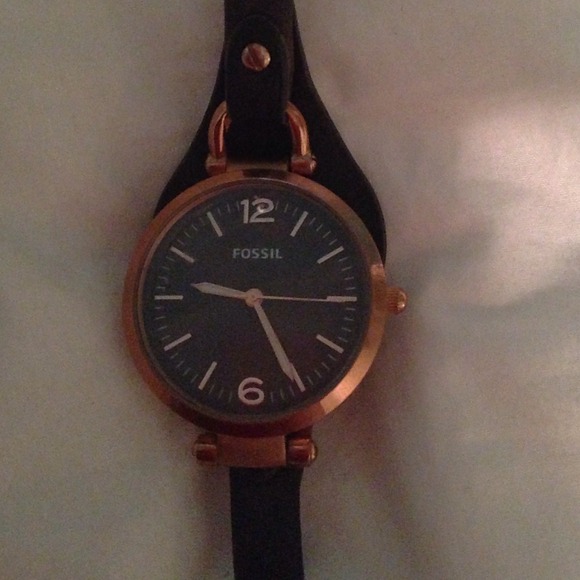 Fossil Ladies watch gold bronze brown