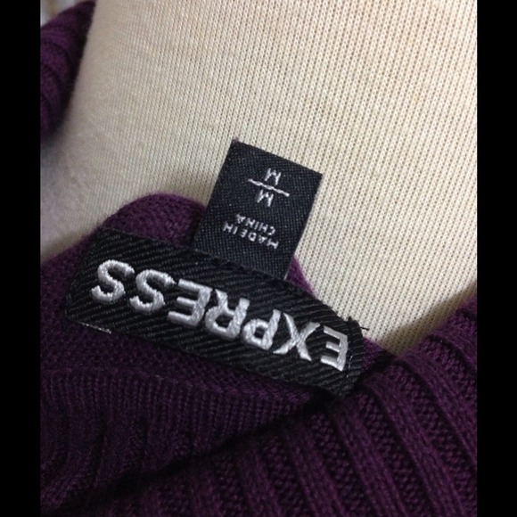 ❗️FINAL PRICE❗Express ️Purple Shrug - Picture 5 of 5