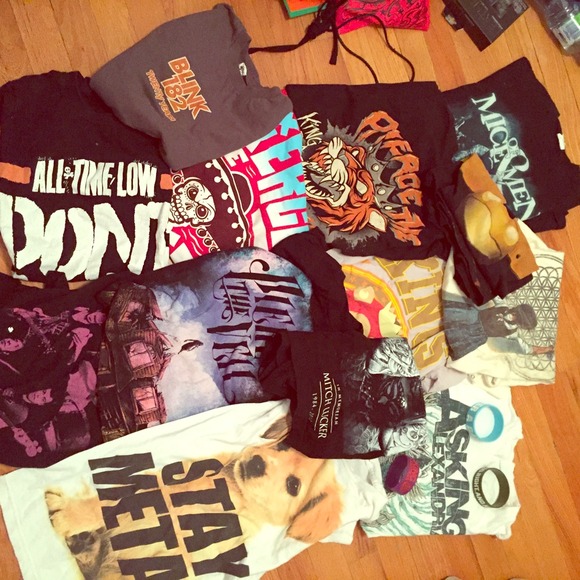 Hot topic band attire bundle. $10 each seperate