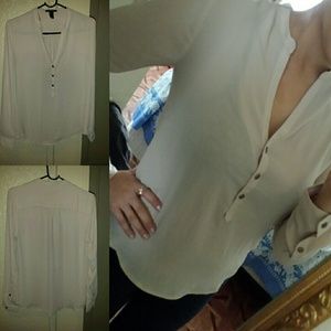 Beige Chiffon Blouse