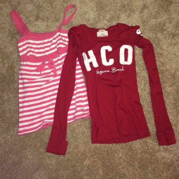TWO HOLLISTER SHIRTS