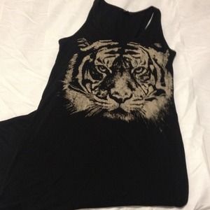 Maxi tiger dress