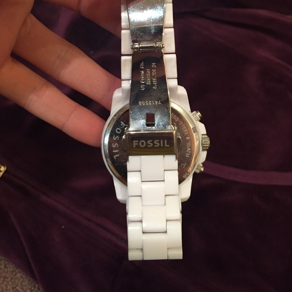white fossil watch - Picture 2 of 3