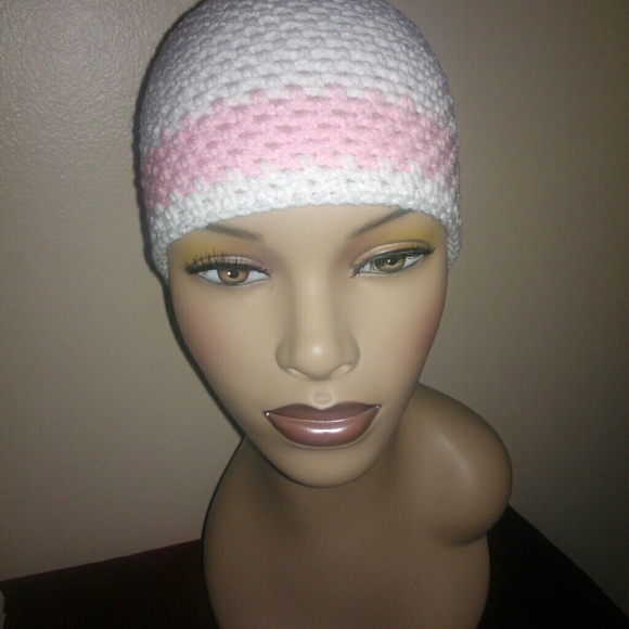 Handmade Crocheted Beanie - Picture 3 of 4