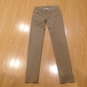 Tan skinny pants