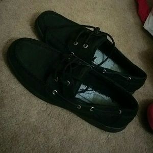 Black Sperry Shoes