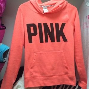 ❌HOLD❌ Coral VS PINK hoodie