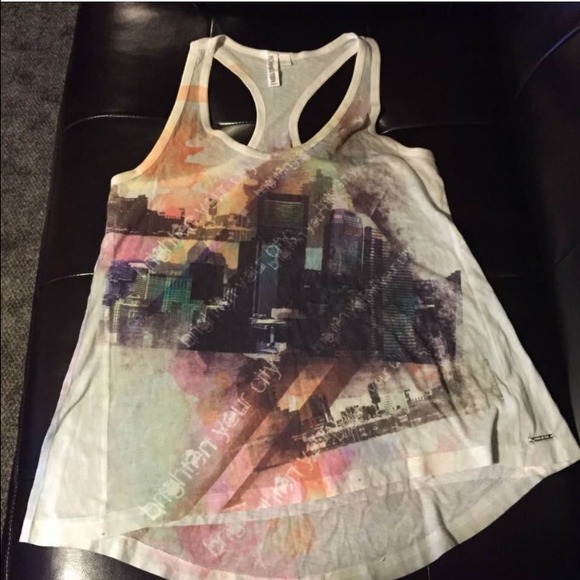 New York City skyline tank top