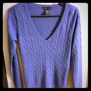 New York and Company lavender sweater.
