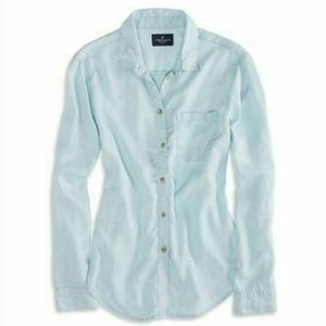 *new* Light blue chambray shirt oversized