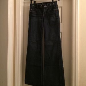 7 for all mankind  dark blue jeans, will fit 0