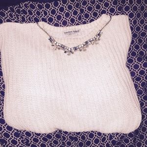 American Apparel cable knit sweater