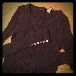 Victoria secret waffle top with button detail