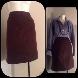 🔹CHOCOLATE BROWN SKIRT by TALBOTS🔹