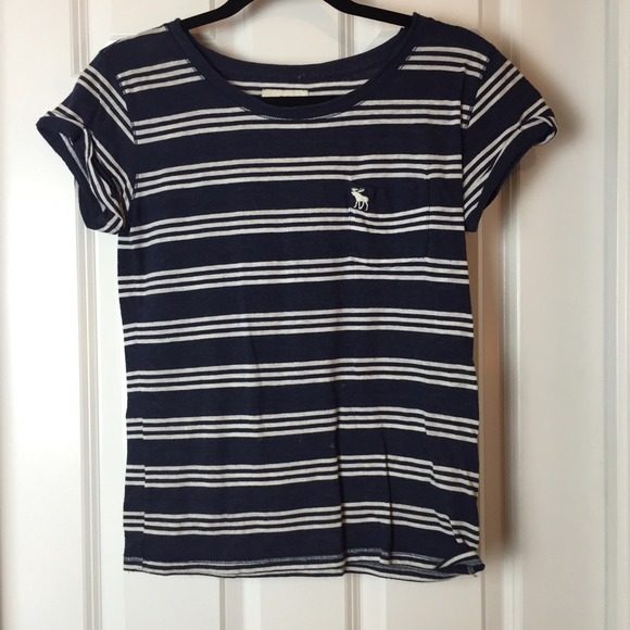Abercrombie kids striped tee
