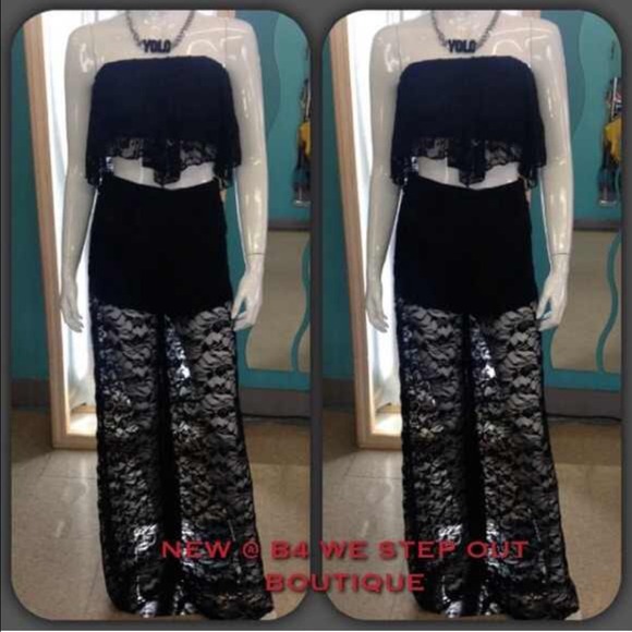 Lace Top & bottom sexy outfit