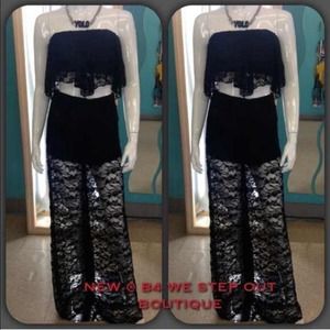 Lace Top & bottom sexy outfit
