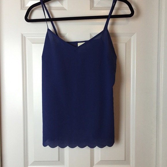 Anthropologie scalloped top