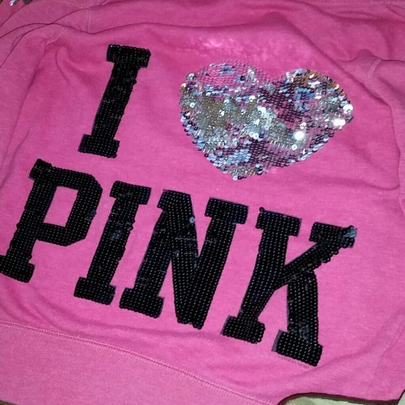 Sold 🌟 Victoria secret bling zip up